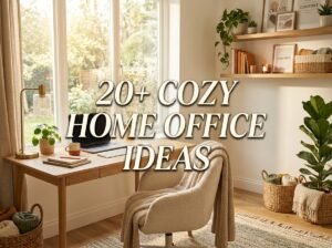 20+ Cozy Home Office Ideas for a Stylish and Productive Workspace