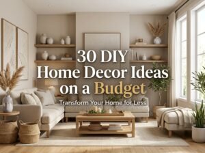30 DIY Home Decor Ideas to Transform Your Home on a Budget